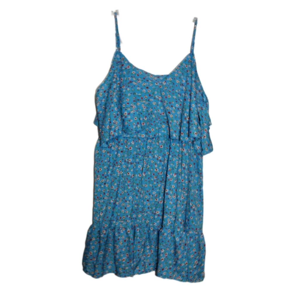 Women's Plus Size Spring Floral Dress - Picture 12 of 16